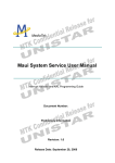 Maui System Service User Manual