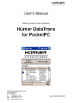 Hürner DataTrans for PocketPC