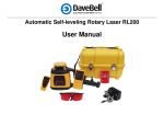 RL200 (519071) Rotating Laser User Manual