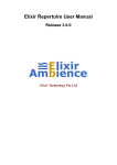 Elixir Repertoire User Manual - Elixir Ambience and Repertoire