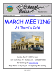 MARCH MEETING - Central California BMW Riders