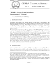 CHARA TechÒical Report - The CHARA Array of Georgia State