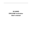 GOSPELL QAM / QPSK Modulator GQ-3650D / GQ-3710