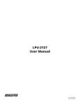 LPU-2127 User Manual