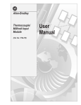 1794-6.5.7, Thermocouple/Millivolt Input Module, User Manual