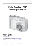 Kodak C875 User`s Manual