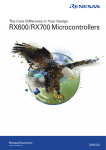RX600/RX700 Microcontrollers