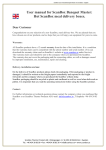 User manual for ScanBox Ergo & Banquet line: Ambient (neutral