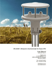 3R UAV01 - Ultrasonic Anemometer for Davis VP2 - Manual