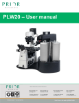 PLW20 – User manual - Prior Scientific, Inc.