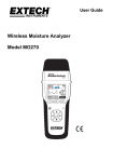 Wireless Moisture Analyzer Model MO270
