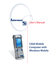 CK60 Mobile Computer with Windows Mobile User`s Manual
