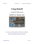 RoboPi User Manual v0.85b