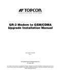 GR-3 Modem Upgrade R..