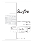 Theater Grand Processor TGP-401 TGP-401-230