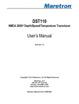 DST110 User`s Manual