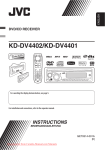 JVC KD-DV4402 User Guide Manual - CaRadio