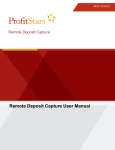 Remote Deposit Capture User Manual