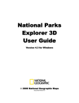 National Parks Explorer 3D User Guide