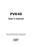 PVK40 User`s Manual