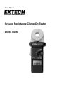 Ground Resistance Clamp On Tester