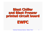 Blast Chiller and Blast Freezer printed circuit board Blast Chiller and