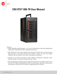 A9-800-0003 Revision 1.0 RTX800-TR User Manual