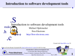 Introduction to software development tools