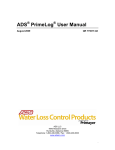 PrimeLog User Manual v6.1 - ADS Environmental Services
