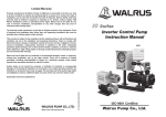 Instruction Manual Inverter Control Pump