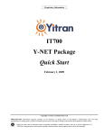 IT700 Y-NET Package Quick Start