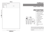 RO105TDS User Manual - PurePro® USA Reverse Osmosis Systems