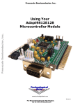 Using Your Adapt9S12E128 Microcontroller Module
