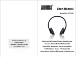 Model No.: EP636 Bluetooth Wireless Stereo Headphones Casque