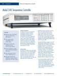 Model 340 Temperature Controller