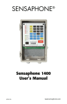 Sensaphone® Professional Model 1400 User Manual