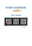 PoNET kbd48CNC User`s manual