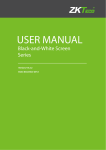 Black and White LCD Serials User Manual