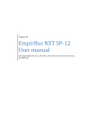 EmpirBus NXT SP-12 User manual