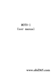 MOTO-1 User manual www.obd365.com