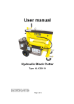 User manual - Almi Machine Fabriek