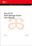 Asis ATCA Shelf Manager Board User Manual