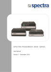 SPECTRA POWERBOX 3000- SERIES