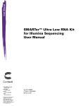 SMARTer™ Ultra Low RNA Kit for Illumina Sequencing