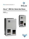 stellar™ sr44 soft starter user manual