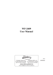 WF-2409 User Manual