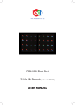 RGB DMX Deck Skirt 2.1M x 1M Starcloth (order code
