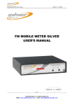 fm mobile meter silver user`s manual