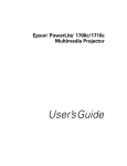 PowerLite 1700c / 1710c - User`s Guide