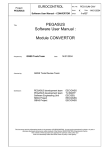 PEGASUS Software User Manual : Module CONVERTOR